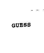 Mẫu nhãn hiệu GUESS