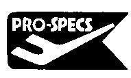 Mẫu nhãn hiệu PRO-SPECS