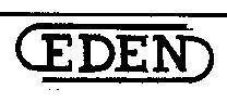 Mẫu nhãn hiệu EDEN