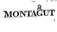 Mẫu nhãn hiệu MONTAGUT