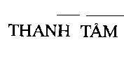 Mẫu nhãn hiệu Thanh Tâm