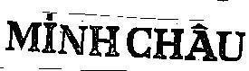 Mẫu nhãn hiệu Minh Châu