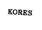 Mẫu nhãn hiệu KORES