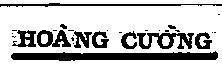 Mẫu nhãn hiệu Hoàng Cường