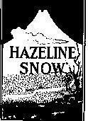 Mẫu nhãn hiệu HAZELINE SNOW