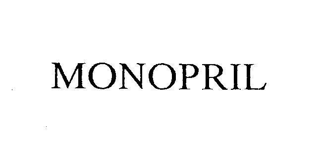 Mẫu nhãn hiệu MONOPRIL