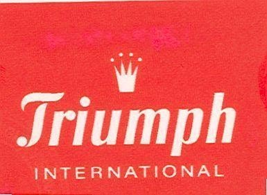 Mẫu nhãn hiệu TRIUMPH INTERNATIONAL