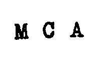 Mẫu nhãn hiệu MCA