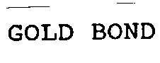 Mẫu nhãn hiệu GOLD BOND