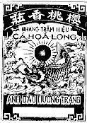 Mẫu nhãn hiệu Nhang Trầm Hiệu Cá Hóa Long Anh Đào Hương Trang