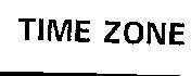 Mẫu nhãn hiệu TIME ZONE