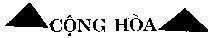 Mẫu nhãn hiệu CộNG HòA