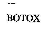 Mẫu nhãn hiệu BOTOX