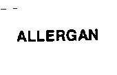 Mẫu nhãn hiệu ALLERGAN