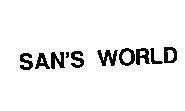 Mẫu nhãn hiệu SAN'S WORLD
