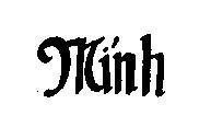 Mẫu nhãn hiệu Mính