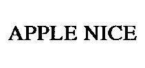 Mẫu nhãn hiệu APPLE NICE