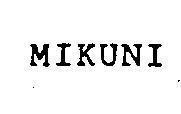 Mẫu nhãn hiệu MIKUNI