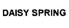Mẫu nhãn hiệu DAISY SPRING