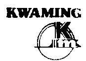 Mẫu nhãn hiệu KWAMING-KM