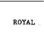 Mẫu nhãn hiệu ROYAL