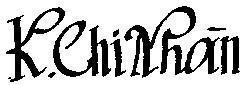 Mẫu nhãn hiệu K Chi Nhàn