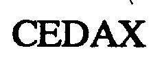 Mẫu nhãn hiệu CEDAX
