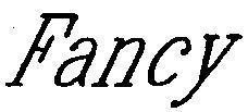 Mẫu nhãn hiệu FANCY