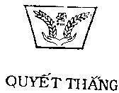 Mẫu nhãn hiệu Quyết Thắng