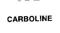 Mẫu nhãn hiệu CARBOLINE