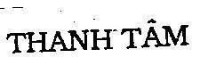 Mẫu nhãn hiệu Thanh Tâm