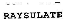 Mẫu nhãn hiệu raysulate