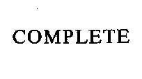 Mẫu nhãn hiệu COMPLETE