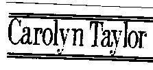Mẫu nhãn hiệu CAROLYN TAYLOR