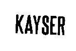 Mẫu nhãn hiệu KAYSER