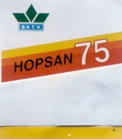 Mẫu nhãn hiệu B.V.T.V. HOPSAN 75
