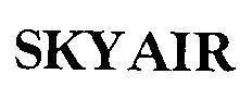 Mẫu nhãn hiệu SKY AIR