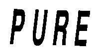Mẫu nhãn hiệu PURE