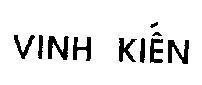 Mẫu nhãn hiệu Vinh Kiến