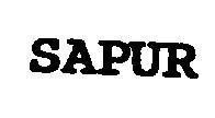 Mẫu nhãn hiệu SAPUR