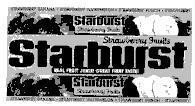 Mẫu nhãn hiệu STARBURST