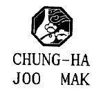 Mẫu nhãn hiệu CHUNG-HA JOO MAK