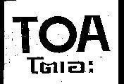 Mẫu nhãn hiệu TOA