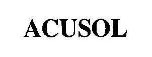 Mẫu nhãn hiệu ACUSOL
