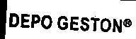Mẫu nhãn hiệu DEPO GESTON