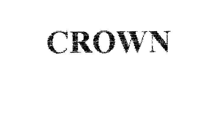 Mẫu nhãn hiệu CROWN