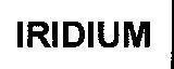 Mẫu nhãn hiệu IRIDIUM