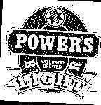 Mẫu nhãn hiệu POWER'S LIGHT NATURALLY BREWED