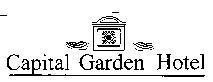 Mẫu nhãn hiệu CAPITAL GARDEN HOTEL