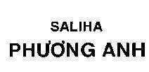 Mẫu nhãn hiệu SALIHA Phương Anh